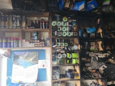 Fire or Water Affected Stock of Spare Parts